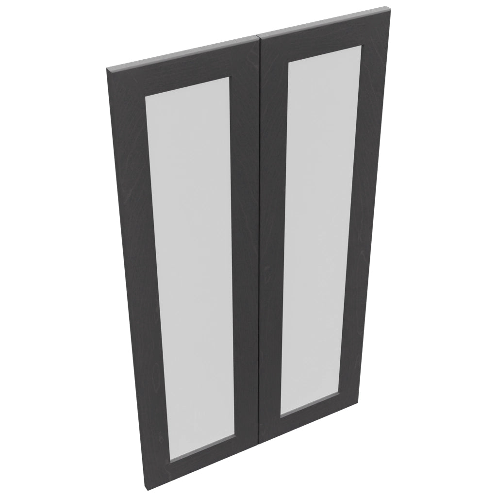 Fabuwood Galaxy Cobblestone DS GDW2442 Wall Glass Door, Top View