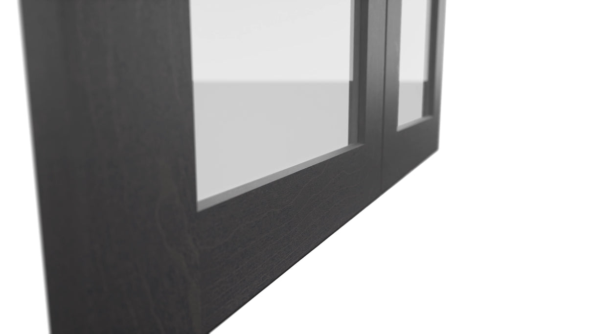 Fabuwood Galaxy Cobblestone DS GDW3030 Wall Glass Door, Detail View