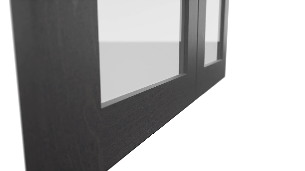 Fabuwood Galaxy Cobblestone DS GDW3036 Wall Glass Door, Detail View