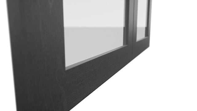 Fabuwood Galaxy Cobblestone DS GDW3639 Wall Glass Door, Detail View