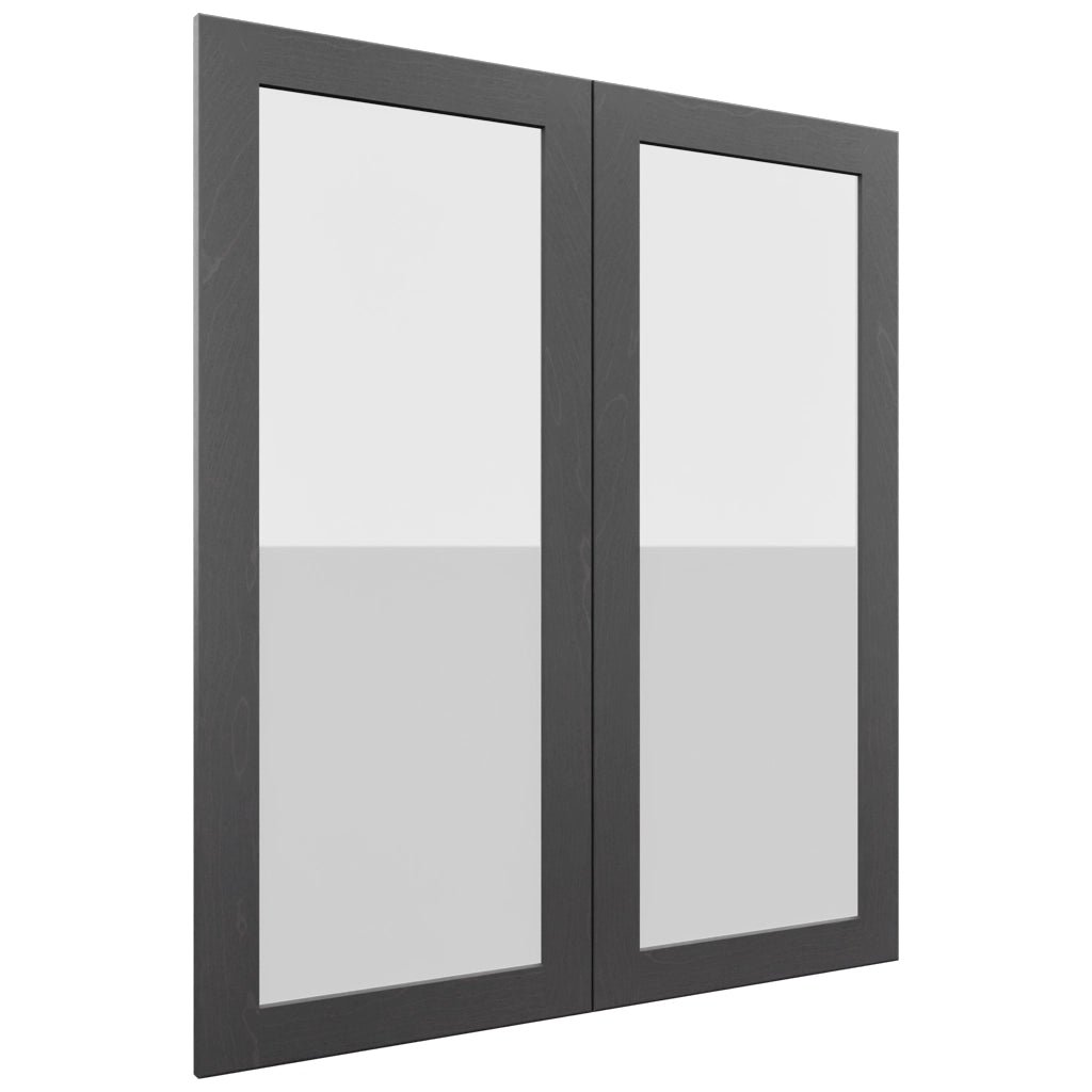 Fabuwood Galaxy Cobblestone DS GDW3642 Wall Glass Door, Front View