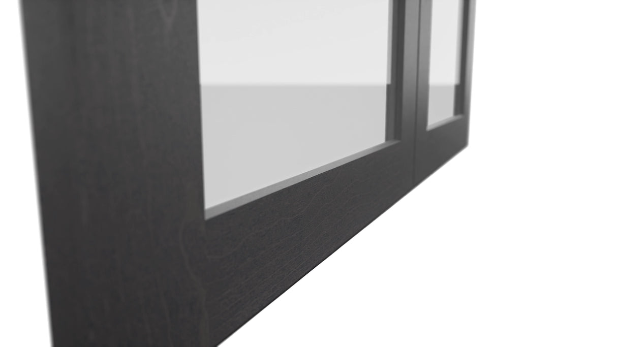 Fabuwood Galaxy Cobblestone DS GDW3642 Wall Glass Door, Detail View