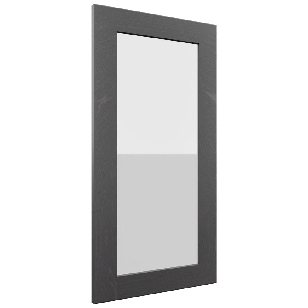 Fabuwood Galaxy Cobblestone DS GDWDC2430 Wall Glass Door, Front View