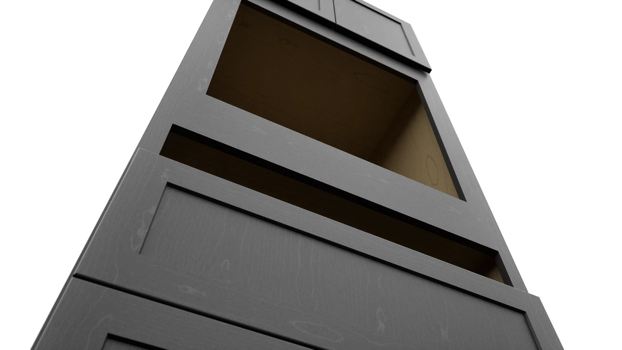 Fabuwood Galaxy Cobblestone OC3393C Tall Oven Cabinet Combo, Detail View