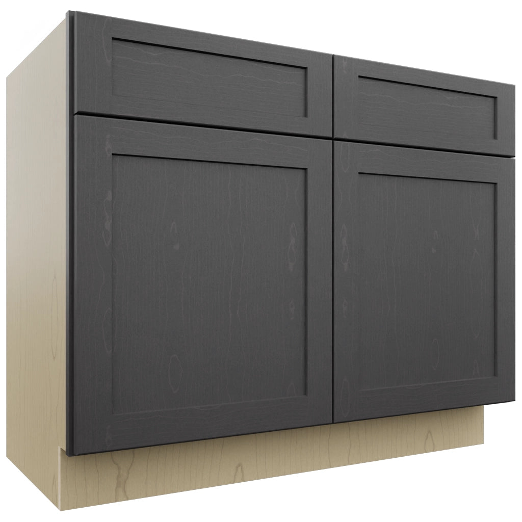 Fabuwood Galaxy Cobblestone VSB42-34 Vanity Sink Cabinet, Front View
