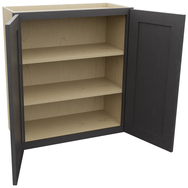 Fabuwood Galaxy Cobblestone W2730 Wall Standard Cabinet, Open View