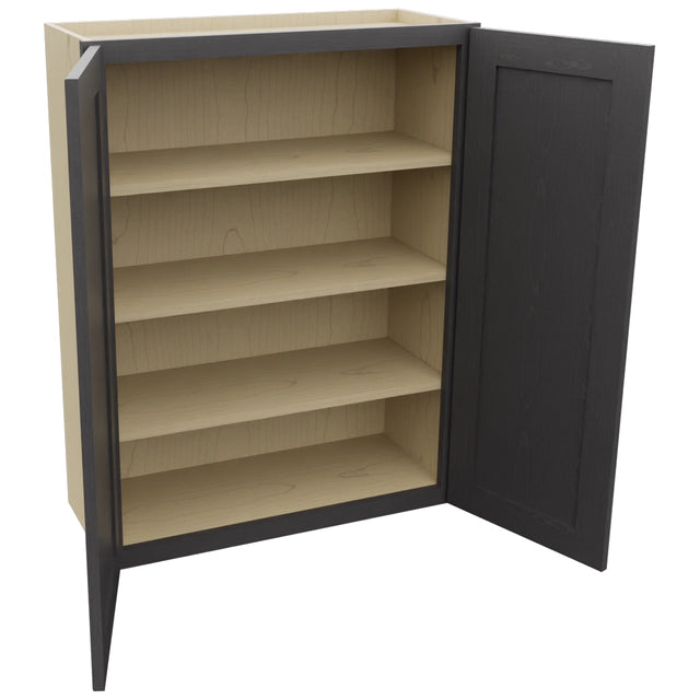 Fabuwood Galaxy Cobblestone W3039 Wall Standard Cabinet, Open View