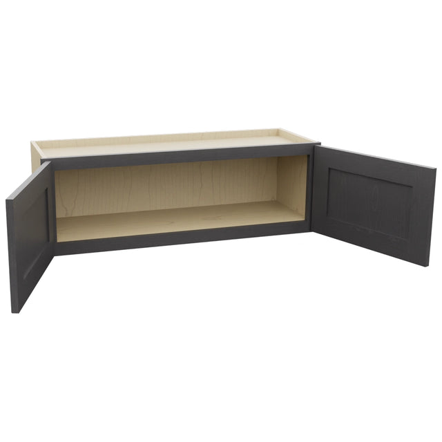 Fabuwood Galaxy Cobblestone W3612 Wall Standard Cabinet, Open View