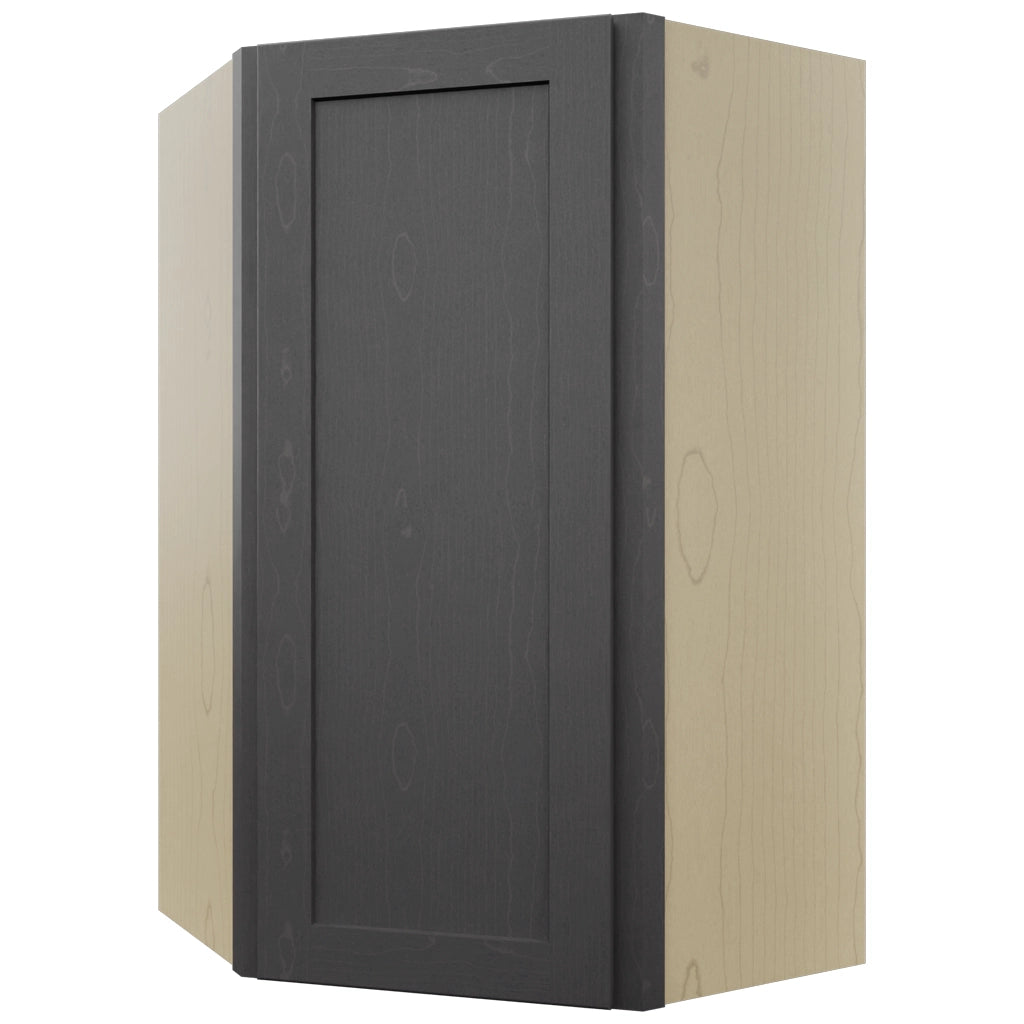 Fabuwood Galaxy Cobblestone WDC2439 Wall Corner Diagonal Cabinet, Front View