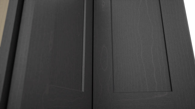 Fabuwood Galaxy Cobblestone WPC2418 Wall Corner Pie Cabinet, Detail View