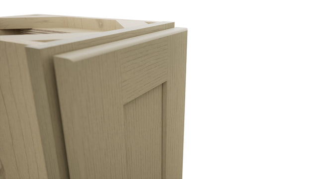 Fabuwood Galaxy Desert Oak B09FD-12D Base Full Door Cabinet, Detail View