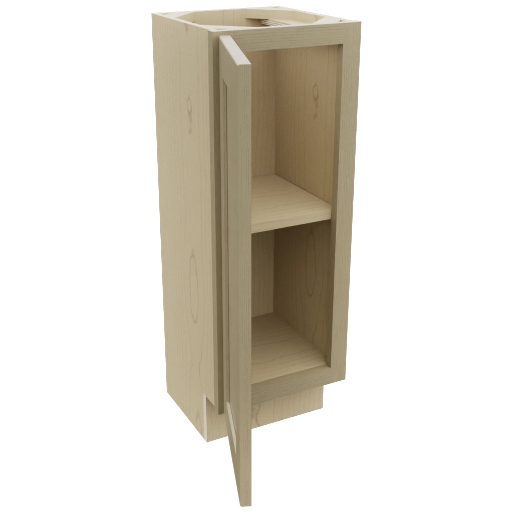 Fabuwood Galaxy Desert Oak B12FD-12D Base Full Door Cabinet, Open View