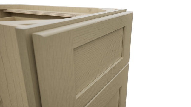 Fabuwood Galaxy Desert Oak B15 Base Standard Cabinet, Detail View