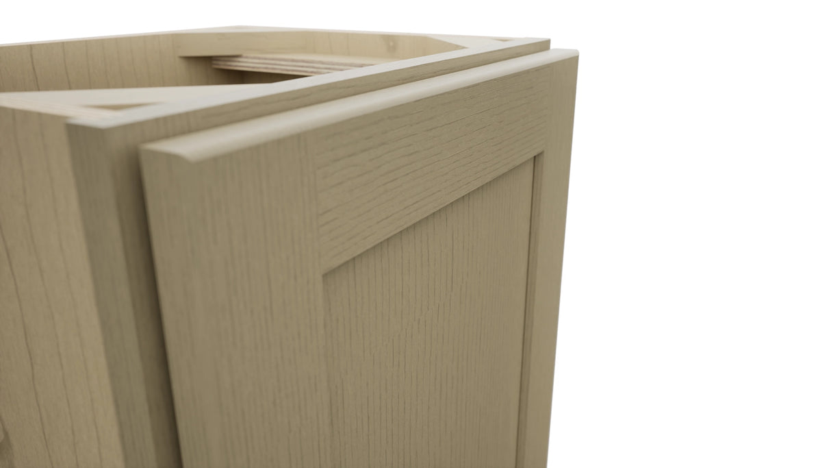 Fabuwood Galaxy Desert Oak B15FD-12D Base Full Door Cabinet, Detail View