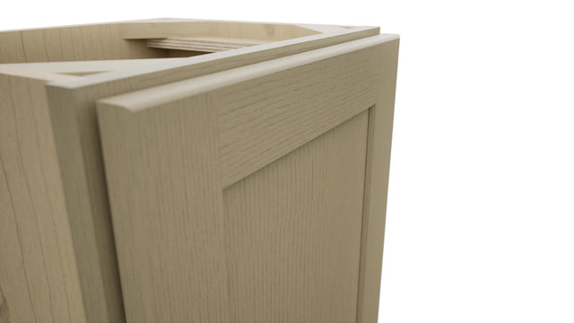 Fabuwood Galaxy Desert Oak B15FD-12D Base Full Door Cabinet, Detail View