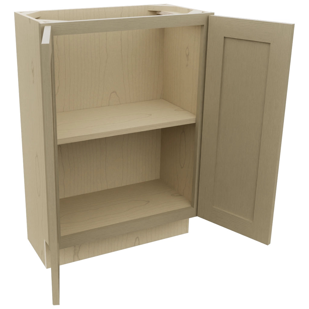 Fabuwood Galaxy Desert Oak B24FD-12D Base Full Door Cabinet, Open View