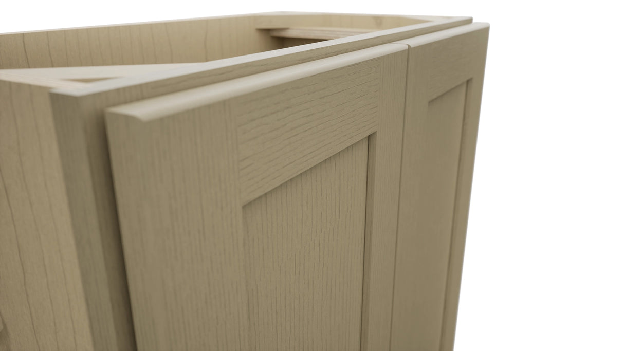 Fabuwood Galaxy Desert Oak B24FD-12D Base Full Door Cabinet, Detail View