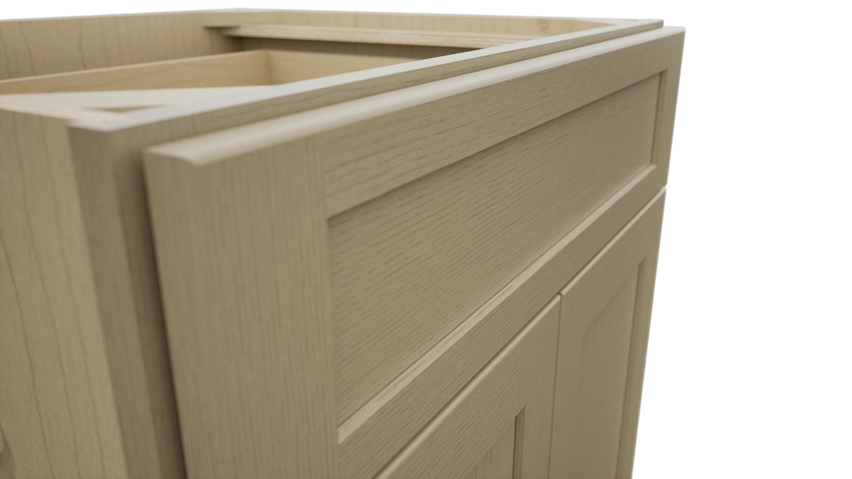Fabuwood Galaxy Desert Oak B27 Base Standard Cabinet, Detail View