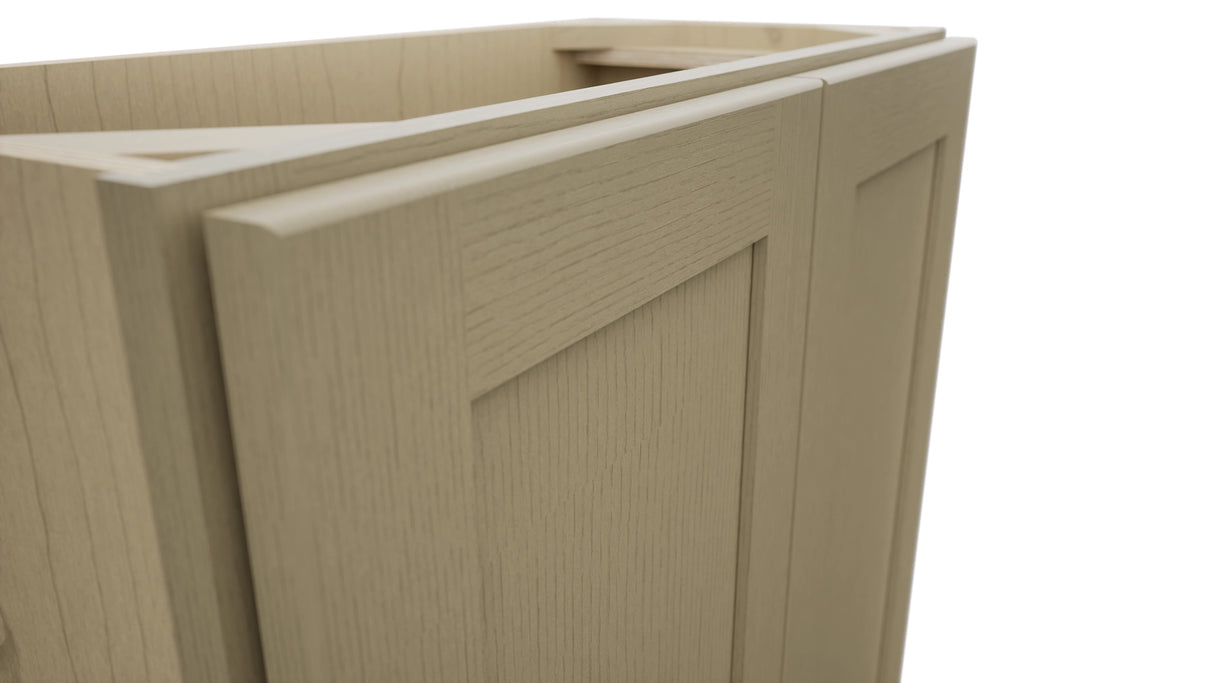 Fabuwood Galaxy Desert Oak B27FD-12D Base Full Door Cabinet, Detail View
