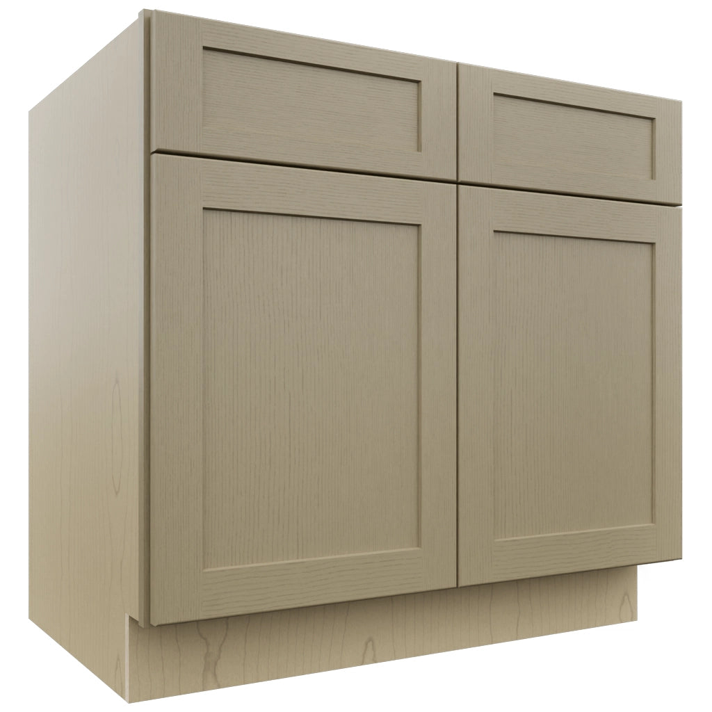 Fabuwood Galaxy Desert Oak B36 Base Standard Cabinet, Front View