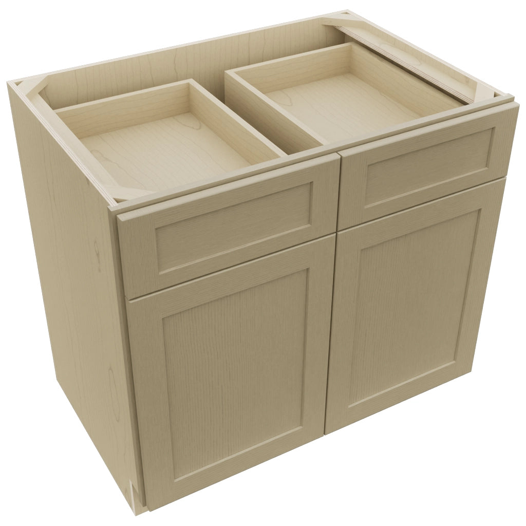 Fabuwood Galaxy Desert Oak B36 Base Standard Cabinet, Top View