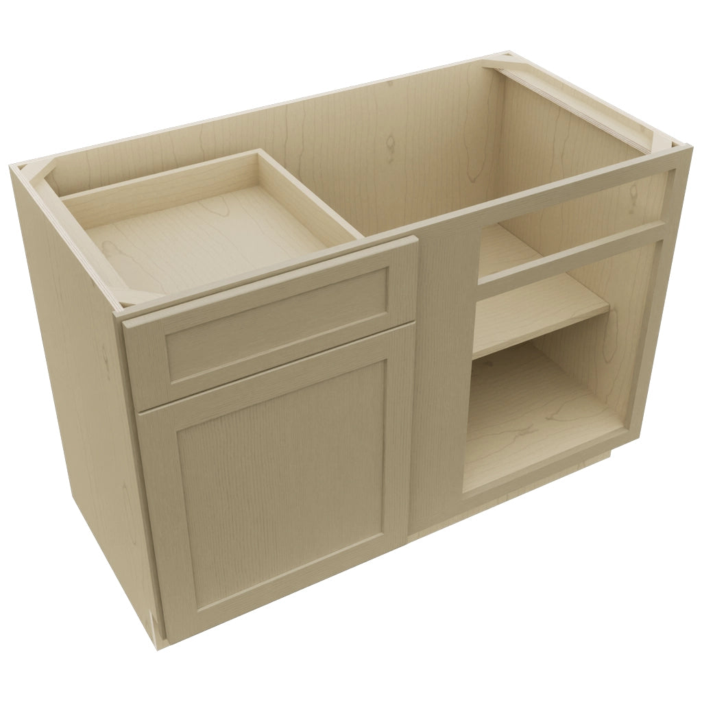 Fabuwood Galaxy Desert Oak BLB48/51 Base Corner Blind Cabinet, Top View