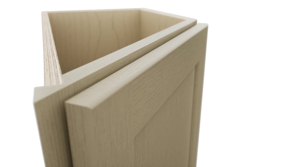 Fabuwood Galaxy Desert Oak BTR12 Base Transitional Cabinet, Detail View