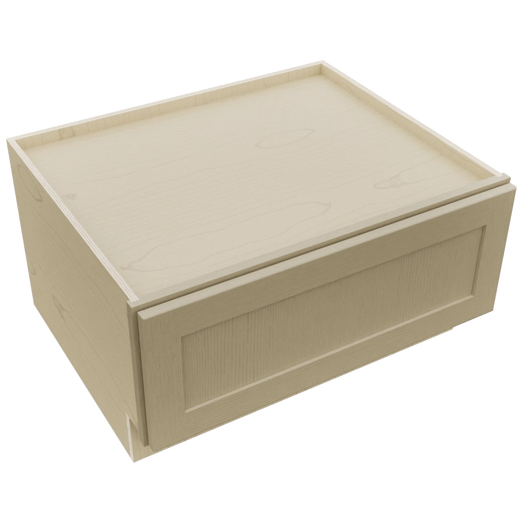 Fabuwood Galaxy Desert Oak DBS30 Base Bench Seat Cabinet, Top View