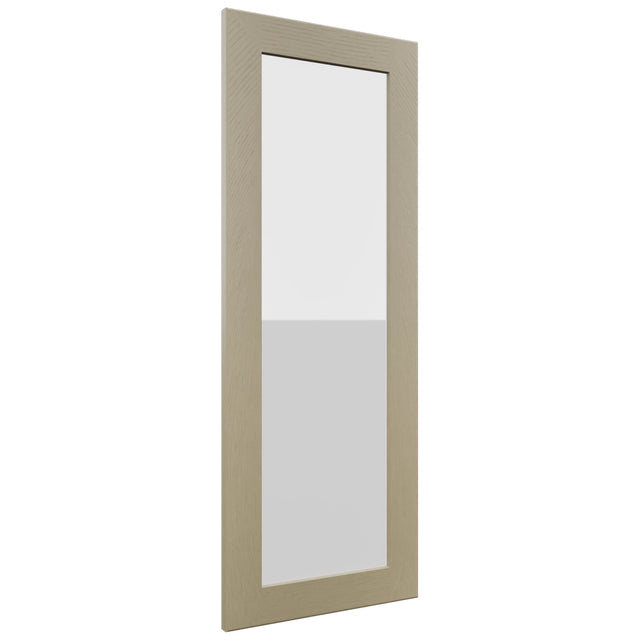 Fabuwood Galaxy Desert Oak DS GDW1539 Wall Glass Door, Front View