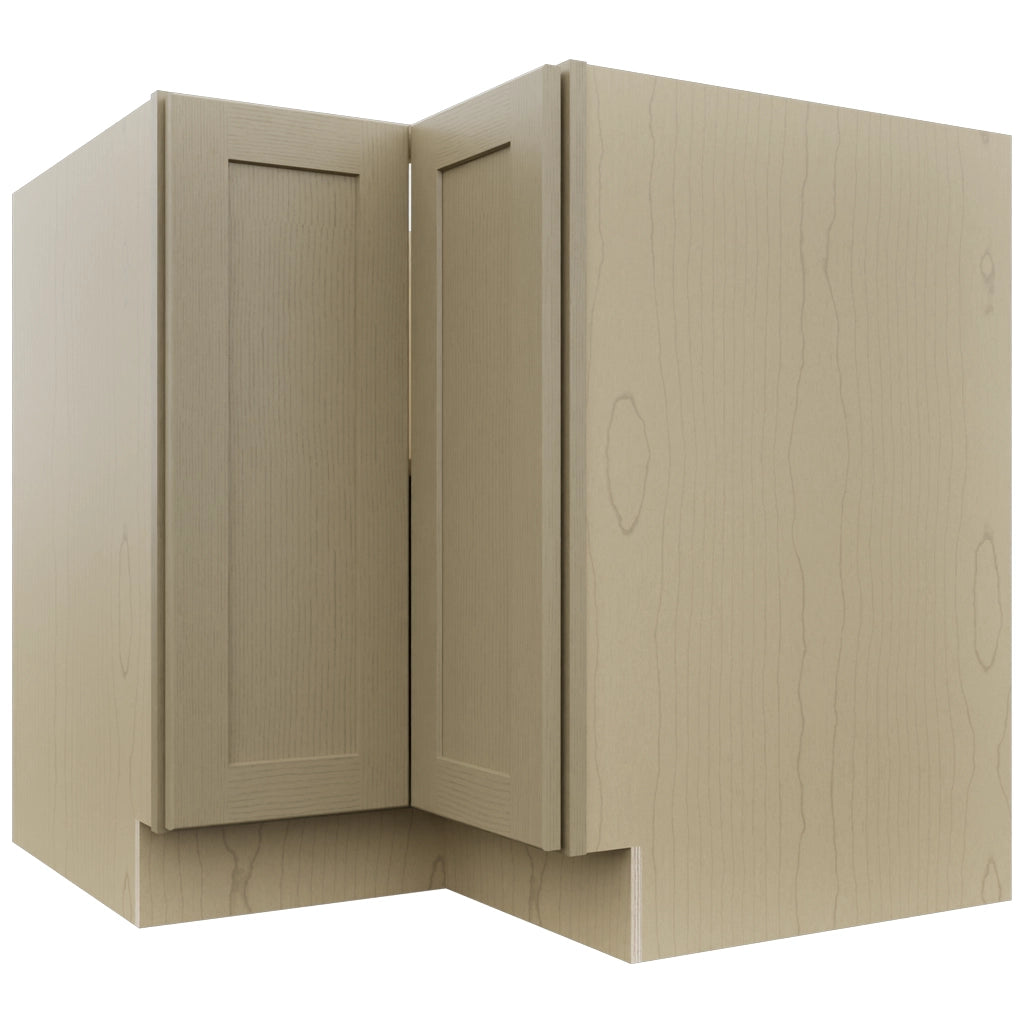 Fabuwood Galaxy Desert Oak ERB36 Base Corner Easy Reach Cabinet, Front View