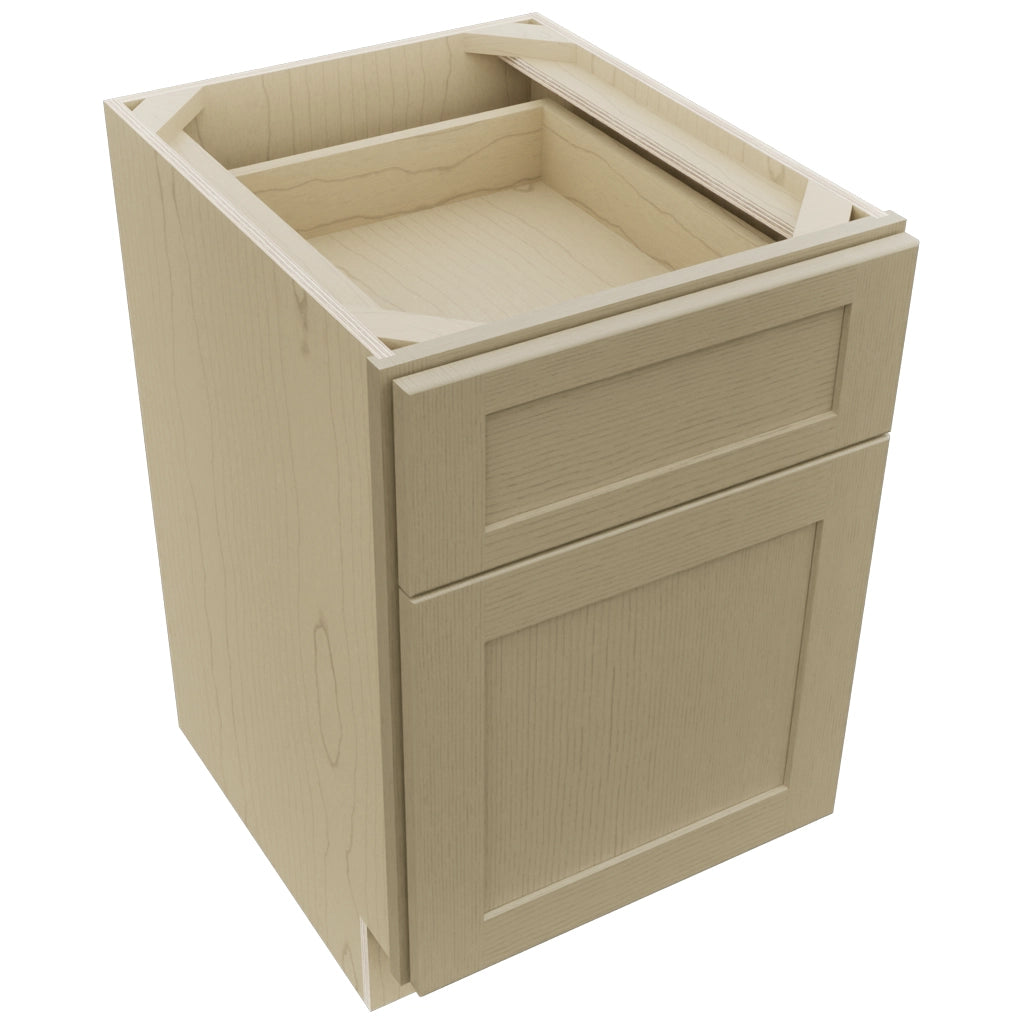 Fabuwood Galaxy Desert Oak FD18 Vanity Desk, Top View