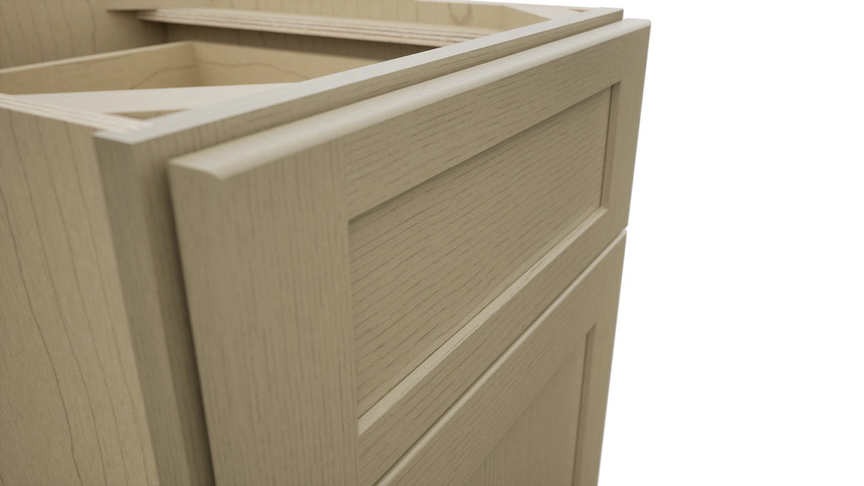 Fabuwood Galaxy Desert Oak FD18 Vanity Desk, Detail View