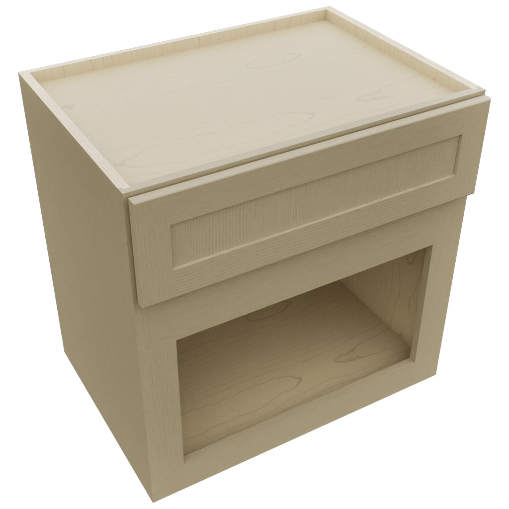 Fabuwood Galaxy Desert Oak MC303021 Wall Microwave Cabinet, Top View