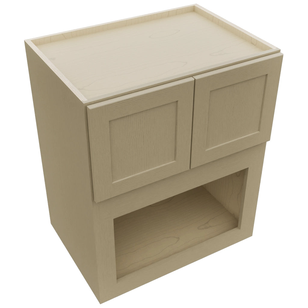 Fabuwood Galaxy Desert Oak MC303621 Wall Microwave Cabinet, Top View