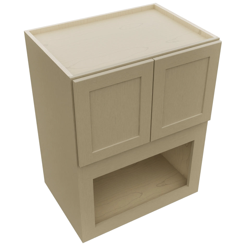 Fabuwood Galaxy Desert Oak MC303921 Wall Microwave Cabinet, Top View