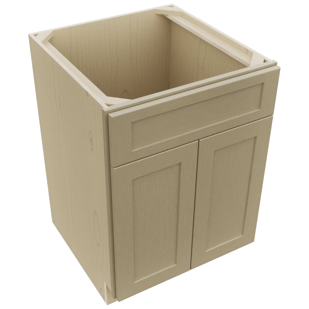 Fabuwood Galaxy Desert Oak SB24 Base Sink Cabinet, Top View
