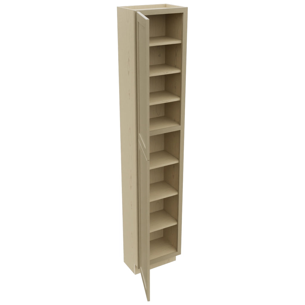 Fabuwood Galaxy Desert Oak TP181293 Tall Pantry Cabinet, Open View