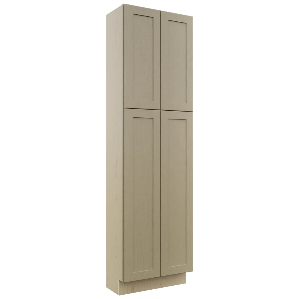 Fabuwood Galaxy Desert Oak TP241284 Tall Pantry Cabinet, Front View