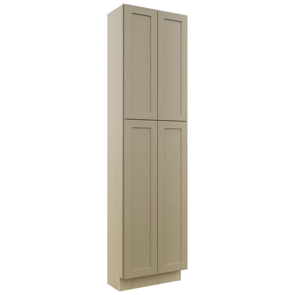 Fabuwood Galaxy Desert Oak TP241290 Tall Pantry Cabinet, Front View