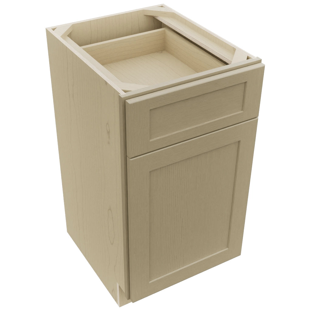 Fabuwood Galaxy Desert Oak VB18-34 Vanity Base Standard Cabinet, Top View