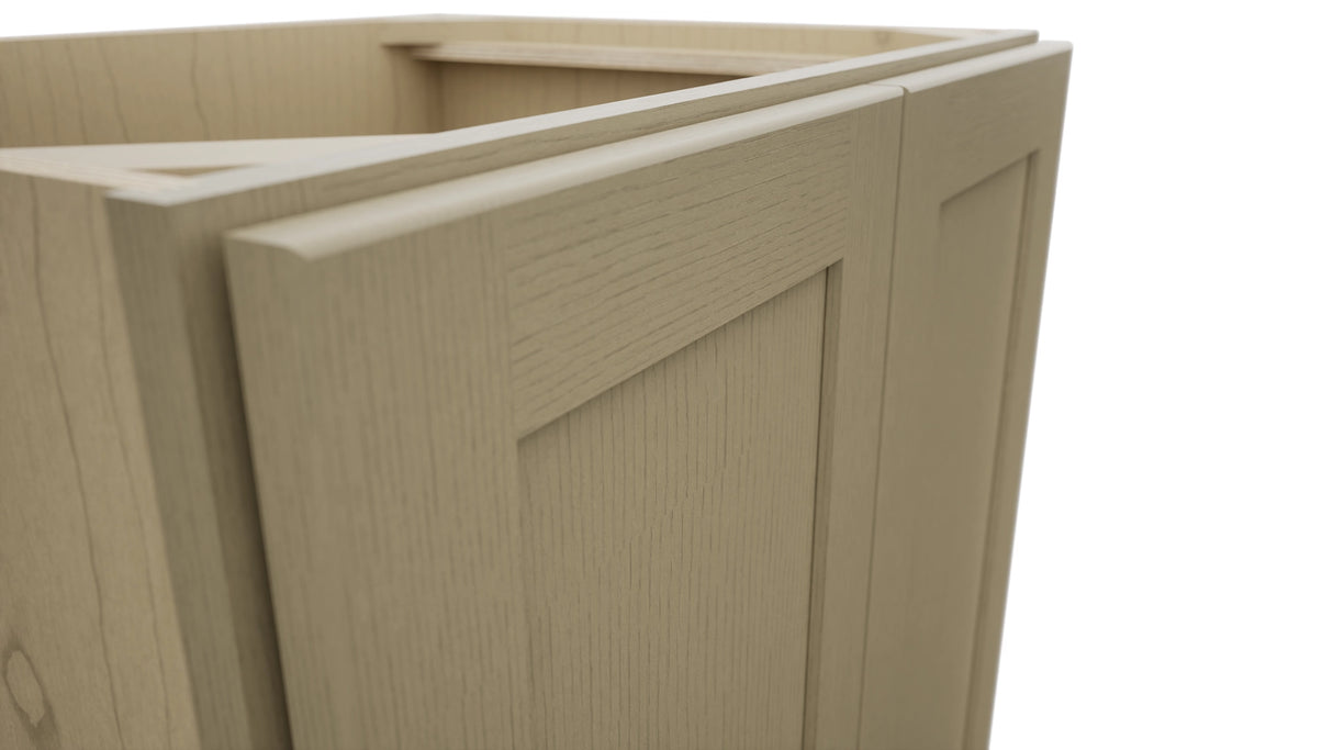 Fabuwood Galaxy Desert Oak VB27FD Vanity Base Full Height Cabinet, Detail View