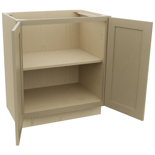 Fabuwood Galaxy Desert Oak VB30FD Vanity Base Full Height Cabinet, Open View