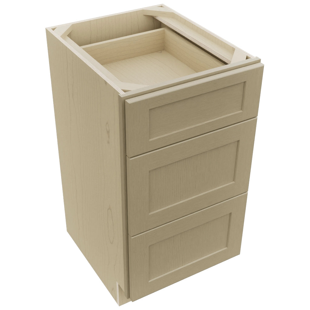 Fabuwood Galaxy Desert Oak VDB18-34 Vanity Drawer Cabinet, Top View