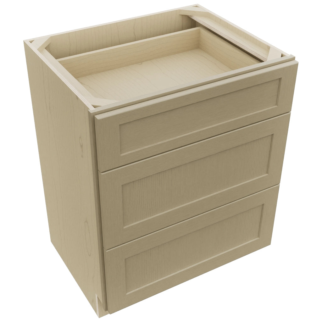 Fabuwood Galaxy Desert Oak VDB27-34 Vanity Drawer Cabinet, Top View