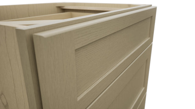Fabuwood Galaxy Desert Oak VDB27-34 Vanity Drawer Cabinet, Detail View
