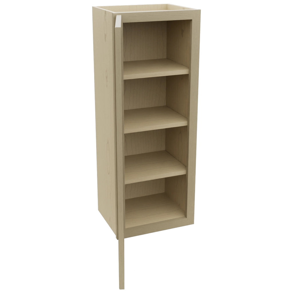 Fabuwood Galaxy Desert Oak W1539 Wall Standard Cabinet, Open View
