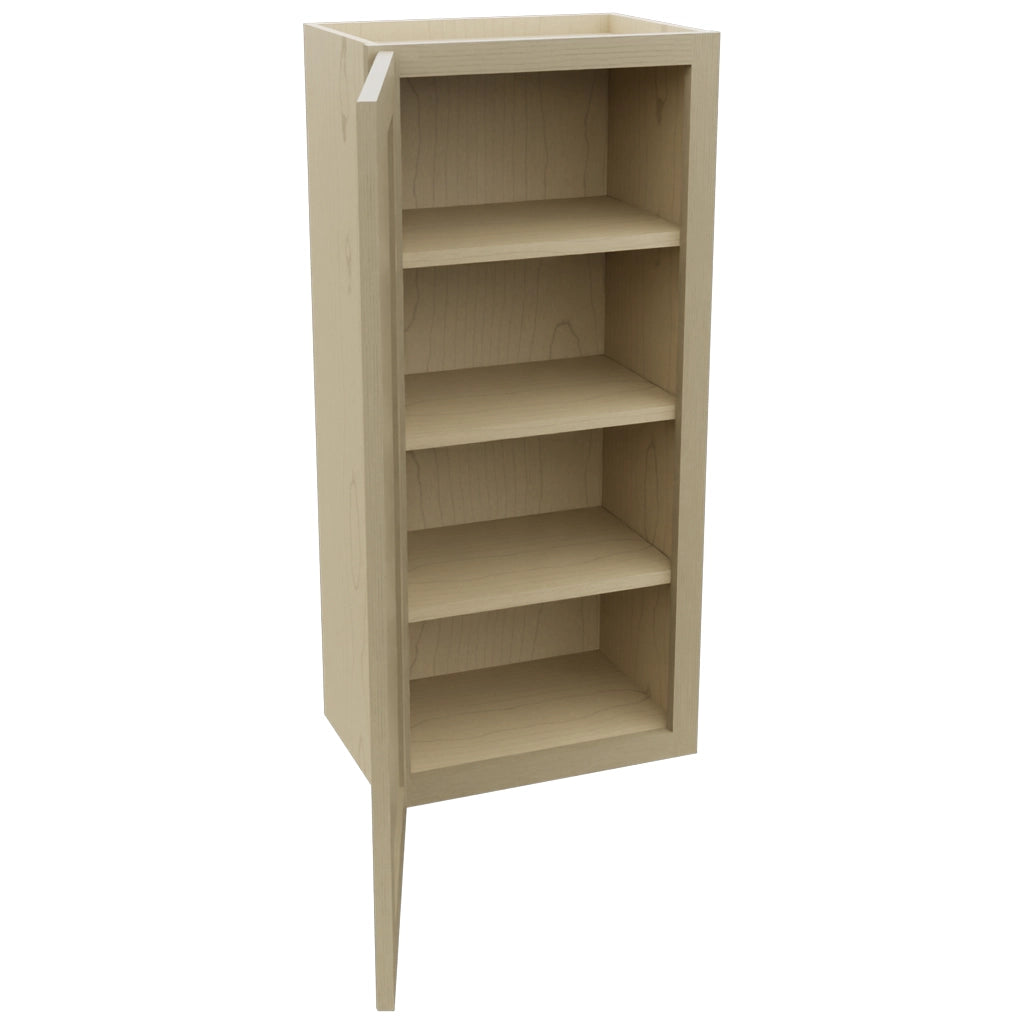 Fabuwood Galaxy Desert Oak W1839 Wall Standard Cabinet, Open View