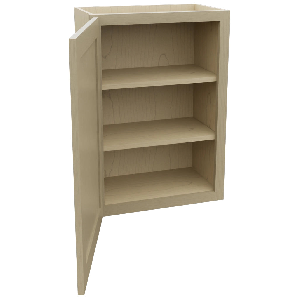 Fabuwood Galaxy Desert Oak W2130 Wall Standard Cabinet, Open View