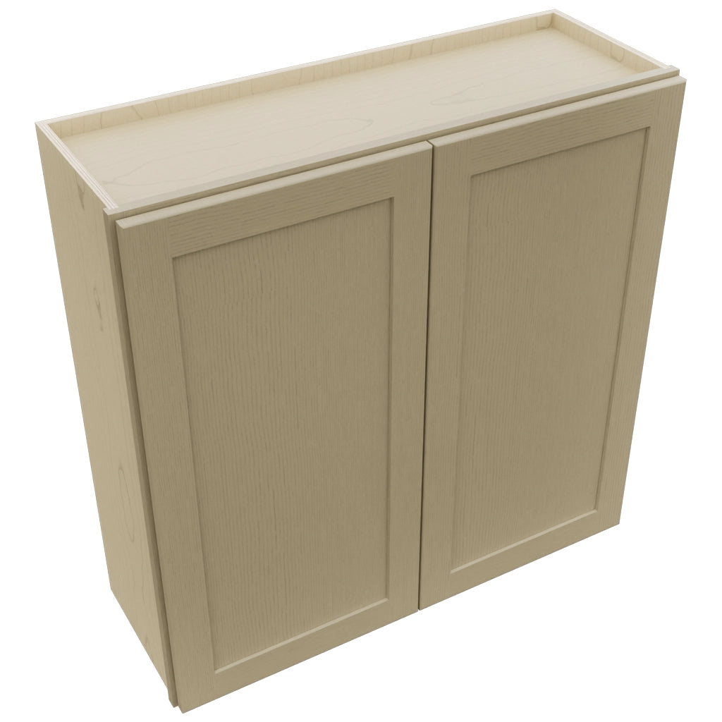 Fabuwood Galaxy Desert Oak W3636 Wall Standard Cabinet, Top View
