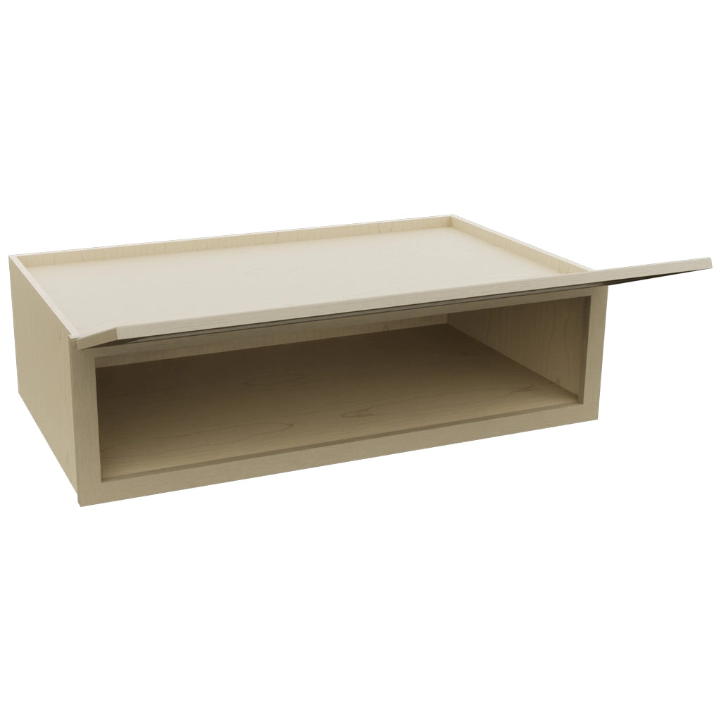 Fabuwood Galaxy Desert Oak W421224LU Wall Deep Cabinet, Open View